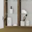 Зеркальный шкаф для ванной комнаты SANCOS Блик (Mirror) 90x15x75 с LED подсветкой, цвет Дуб чарльстон, арт. MI90ECH
