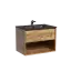 Тумба подвесная SANCOS Натура 1.0 (Nature 1.0) 70x45x50 c одним ящиком оснащенным доводчиками скрытого монтажа и открытой нишей, Дуб чарльстон, арт.MR1.070ECH