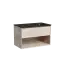 Тумба подвесная SANCOS Натура 1.0 (Nature 1.0) 80x45x50 c одним ящиком оснащенным доводчиками скрытого монтажа и открытой нишей, Дуб галифакс натуральный, арт. MR1.080EG