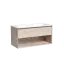 Тумба подвесная SANCOS Натура 1.0 (Nature 1.0) 100x45x50 c одним ящиком оснащенным доводчиками скрытого монтажа и открытой нишей, Дуб галифакс натуральный, арт. MR1.0100EG