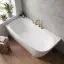 Ванна WHITECROSS Magnet 170x80 L БЕЗ ПЕРЕЛИВА (белый мат) иск. камень