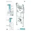 Телескопические опоры комплект RIVO Fix