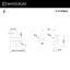 Внешняя часть смесителя для умывальника WHITECROSS Y1226GL (золото)