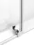 Дверь в нишу NEW TRENDY SOFTI 150x200 EXK-3906 (хром)