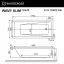 Ванна WHITECROSS Wave Slim 175x70 акрил