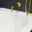 Излив настенный 210 мм WHITECROSS Y1200GLB (брашированное золото)