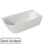 Ванна WHITECROSS Magnet 170x80 R (белый мат) иск. камень