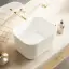 Умывальник WHITECROSS Lazurit 50x40 (белый мат) иск. камень