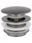 Донный клапан для ванны 1 1/2 WONZON & WOGHAND, Темный графит (WW-SS105-BGM)