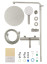 Душевая система WONZON & WOGHAND STICK, Брашированный никель (WW-88739017-BN)