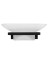 Мыльница с держателем WONZON & WOGHAND ECLIPSE, Черный (WW-9122-BL)