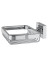 Мыльница с держателем WONZON & WOGHAND FLAT, Хром (WW-9724)