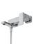Смеситель для ванны с душем WONZON & WOGHAND CUBE 2.0, Хром (WW-88037068-CR)