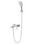 Смеситель для ванны с душем WONZON & WOGHAND CUBE 2.0, Хром (WW-88037068-CR)