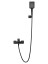 Смеситель для ванны с душем WONZON & WOGHAND EDGE, Черный матовый (WW-88639003A-MB)