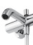 Смеситель для ванны с душем WONZON & WOGHAND STICK, Хром (WW-88639017-CR)