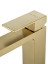 Смеситель для раковины WONZON & WOGHAND CUBE, Брашированное золото (WW-88139016-BG)