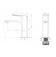 Смеситель для раковины WONZON & WOGHAND DIAMOND, Хром (WW-88139011-CR)