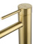 Смеситель для раковины высокий WONZON & WOGHAND STICK, Брашированное золото (WW-88239017-BG)