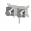 Смеситель скрытого монтажа на 2 потребителя WHITECROSS XT1442NIB (брашированный никель)