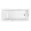 Ванна WHITECROSS Wave Slim 175x70 "SMART NANO" (хром)