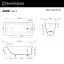 Ванна WHITECROSS Jane 165x75 (RAL мат) иск. камень