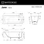 Ванна WHITECROSS Jane 170x70 (RAL мат) иск. камень