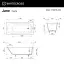 Ванна WHITECROSS Jane 175x75 (RAL мат) иск. камень