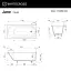 Ванна WHITECROSS Jane 170x80 (RAL мат) иск. камень