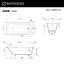 Ванна WHITECROSS Jane 180x80 (RAL мат) иск. камень