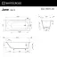 Ванна WHITECROSS Jane 180x75 (RAL мат) иск. камень