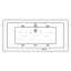 Ванна WHITECROSS Savia Duo 170x80 "RELAX" (белый)