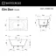Ванна WHITECROSS Gin Duo 135x80 (белый мат) иск. камень