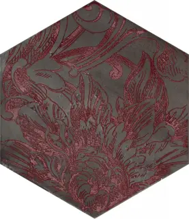 Esagona Fuoridamasco Rosso S/6 24x27.7