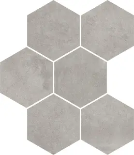 Expo Grey Mosaico Hexagon 25x29