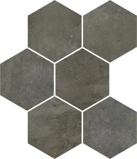 Expo Dark Mosaico Hexagon 25x29