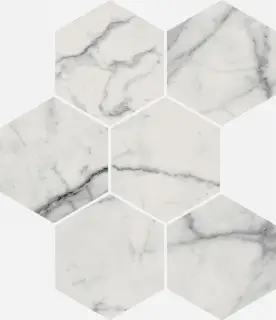 Charme Evo Statuario Mosaico Hexagon Cer 25x29