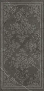 Charme Evo Antracite Inserto Broccato Cerato 30x60