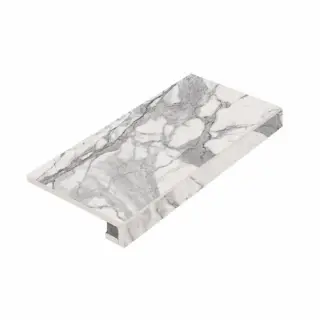 Charme Evo Statuario Scalino Frontale Nat 33x60