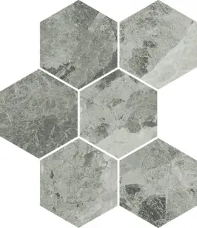 Charme Extra Silver Mosaico Hexagon Cer 25x29