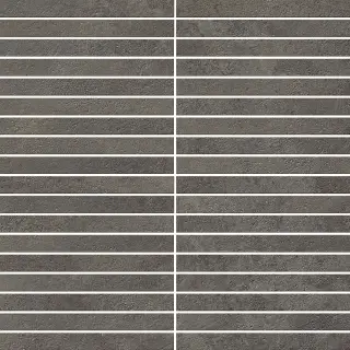 Millennium Black Mosaico Strip Nat 30x30