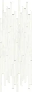 Charme Deluxe Bianco Michelangelo Strip Lux Mosaico 26x75