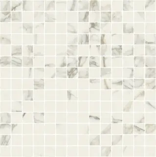Charme Deluxe Arabescato White Mosaico Split Cer 30x30