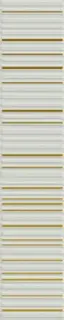 Charme Deluxe Listello White Luc 8x40