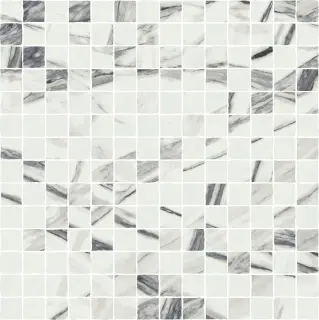 Charme Deluxe Statuario Fantastico Mosaico Split Cer 30x30