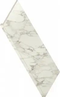 Charme Deluxe Arabescato White Scalino Ang Dx (Угл Прав) Nat 33x80