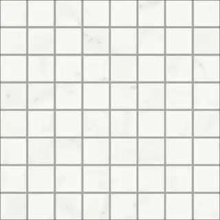 Charme Deluxe Bianco Michelangelo Lux Mosaico 3.5x3.5 29.2x29.2