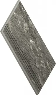 Skyfall Grigio X2 Gradino Round Grip 30x60 Sx Уг.Лев.