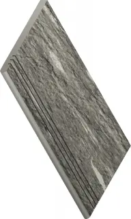 Skyfall Grigio X2 Gradino Round Grip 30x60