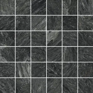 Skyfall Nero Cer Mosaico 5х5 30x30